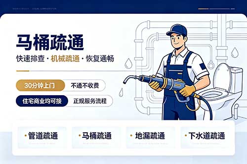海林马桶疏通